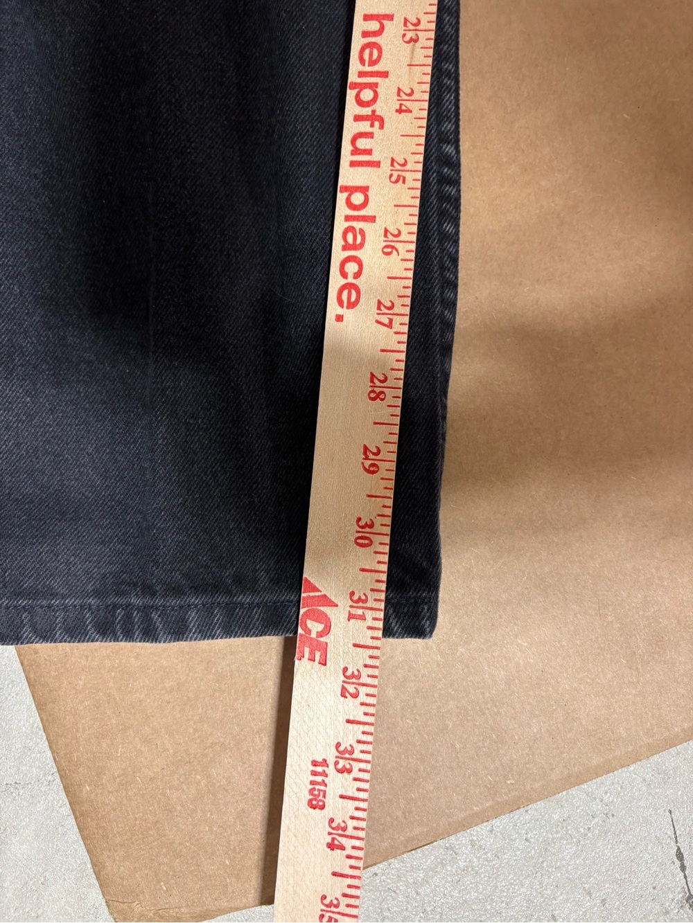 Retro 2008 Harley Davidson Genuine MotorClothes Black Denim Jeans Mens 40x32 Y2K - Picture 16 of 16